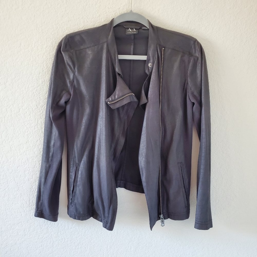 Armani Exchange zip up lightweight jacket